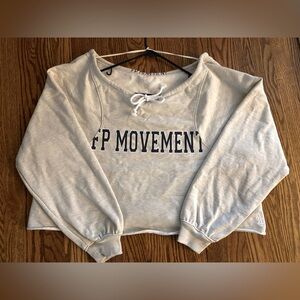 Free People Movement Grey Sweatshirt